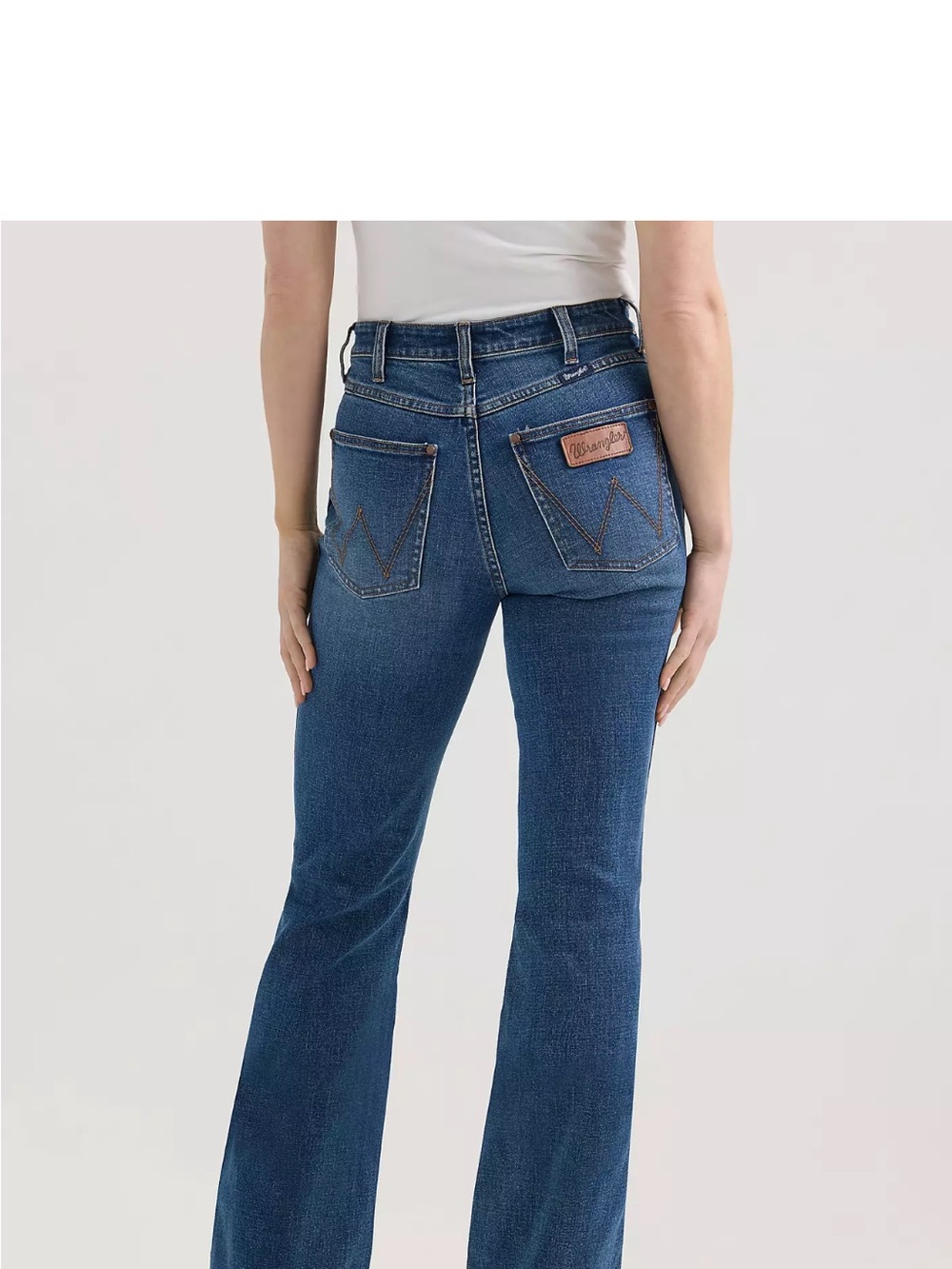 Wrangler RETRO Premium Women's High Rise Trouser Boot Bootcut Jeans 29x32